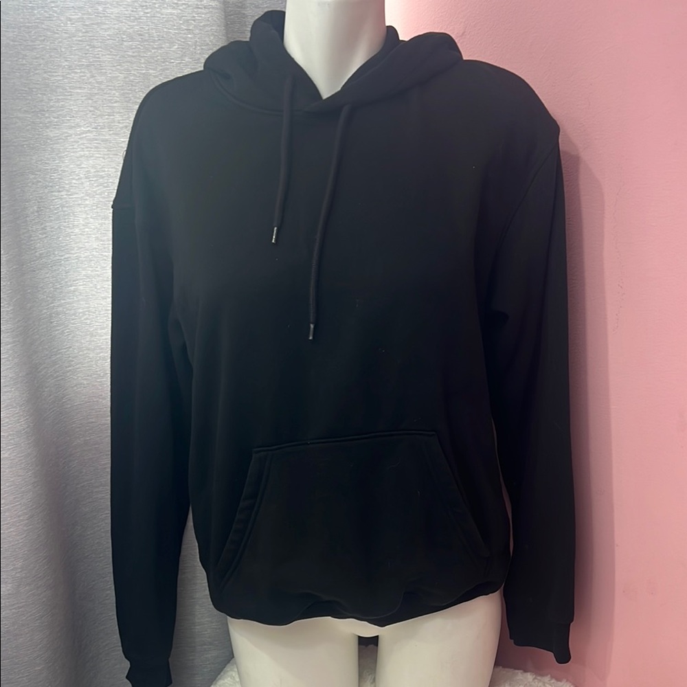 Black Hoodie with Front Pocket